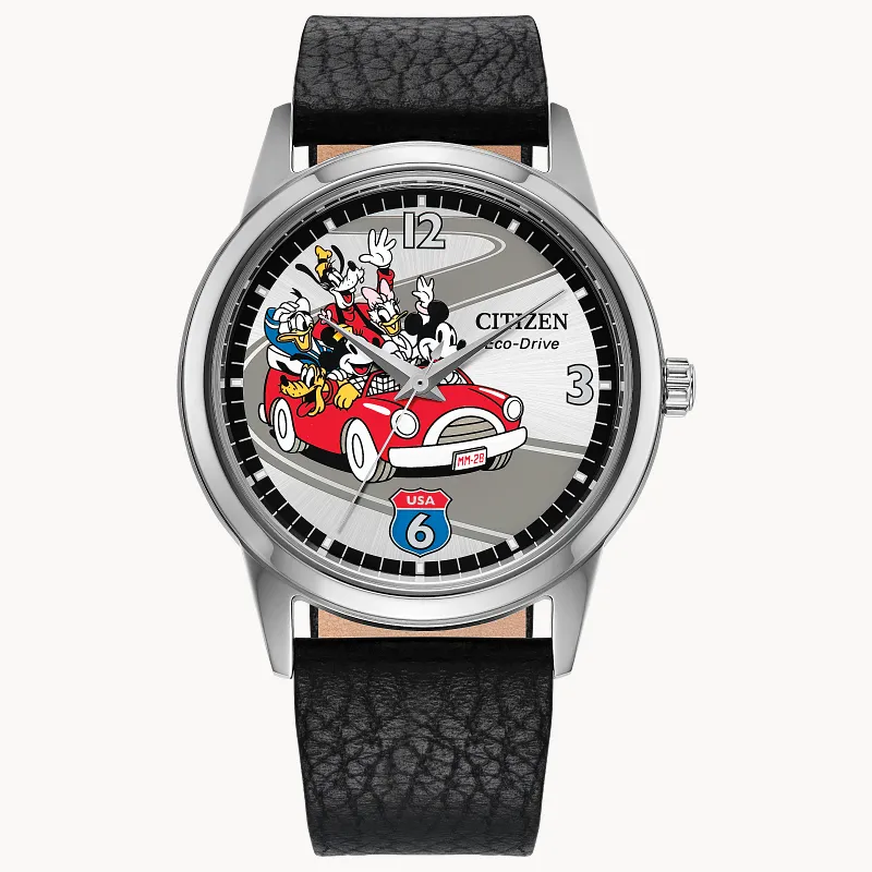 Sensational Six Road Trip Silver-Tone Dial Leather Strap FE7110 Sensational Six Road Trip Silver-Tone Dial Leather Strap FE7110